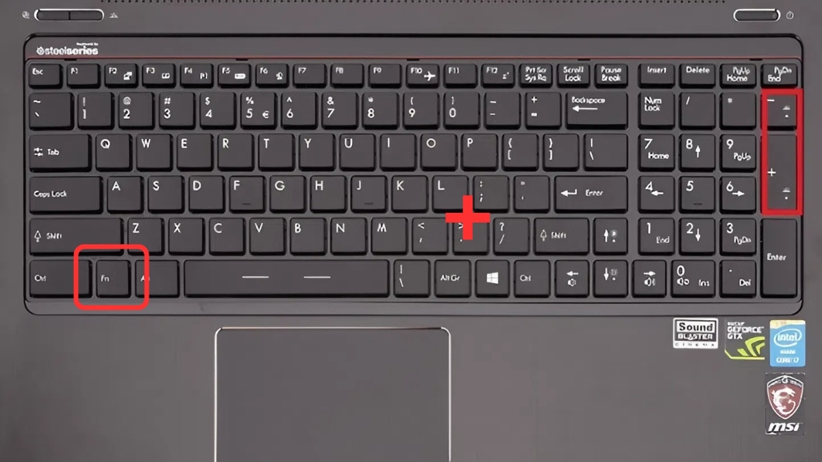 Tổ hợp bật đèn bàn phím laptop MSI