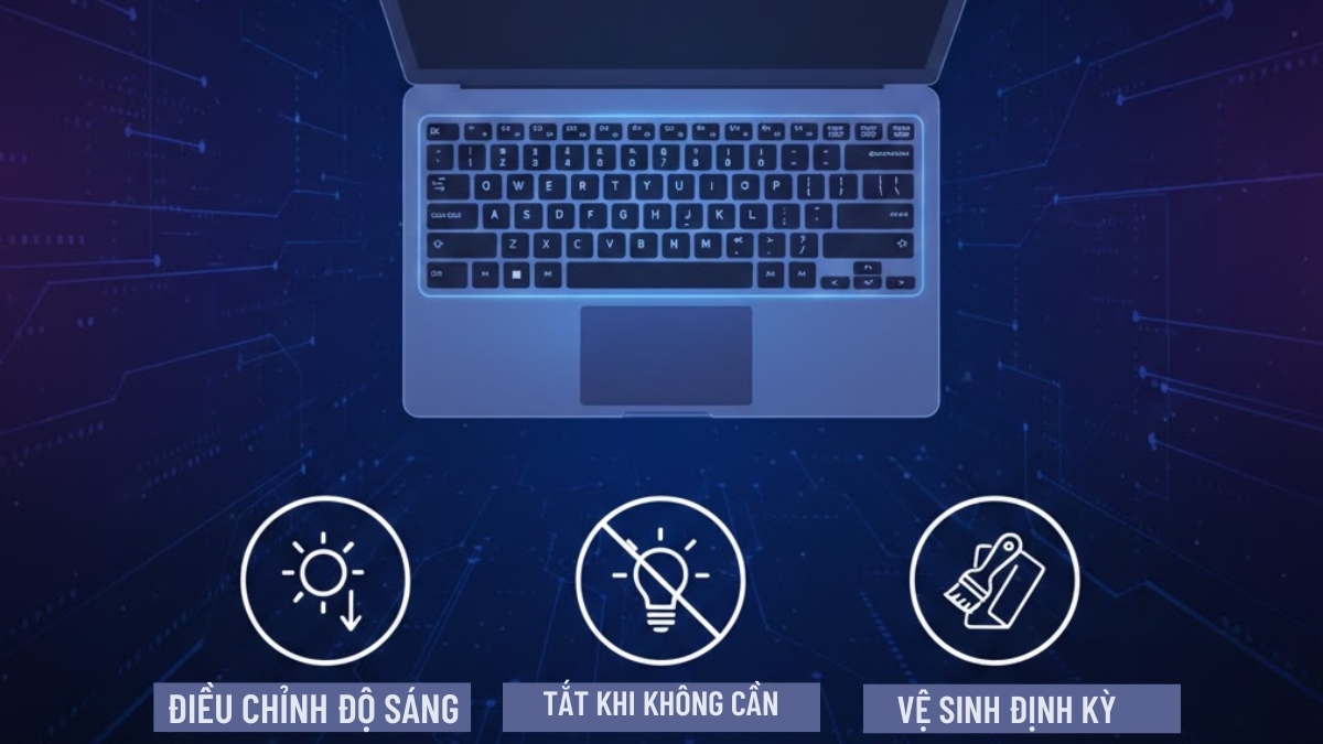 Một số điều cần ghi nhớ khi kích hoạt chế độ phát sáng của bàn phím