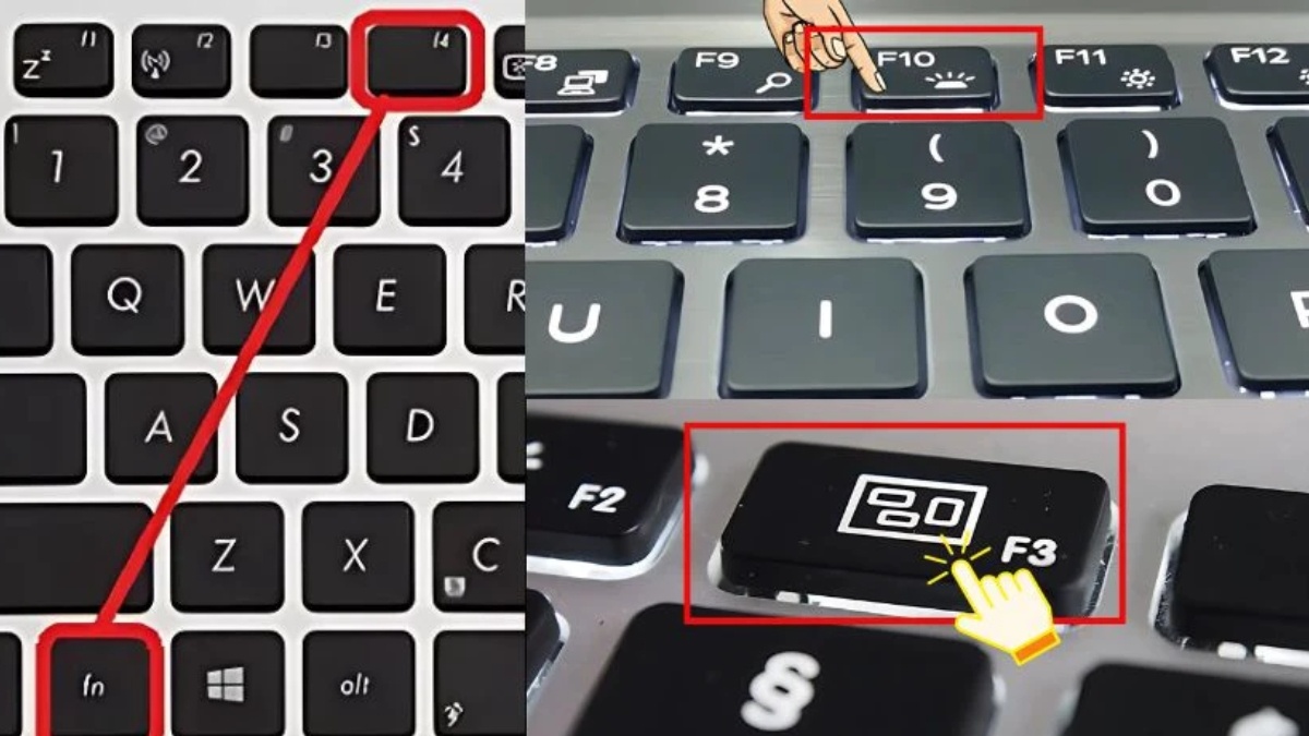 Cách kiểm tra laptop hỗ trợ đèn bàn phím laptop