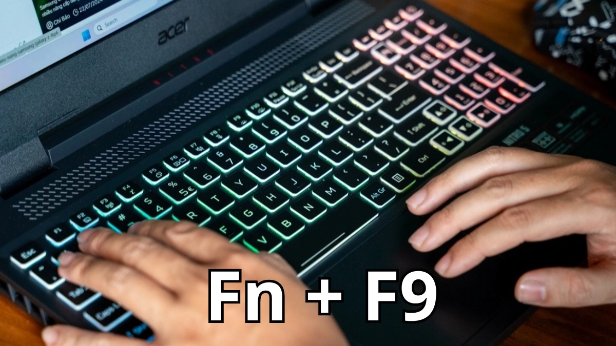 Tổ hợp bật đèn bàn phím laptop Acer