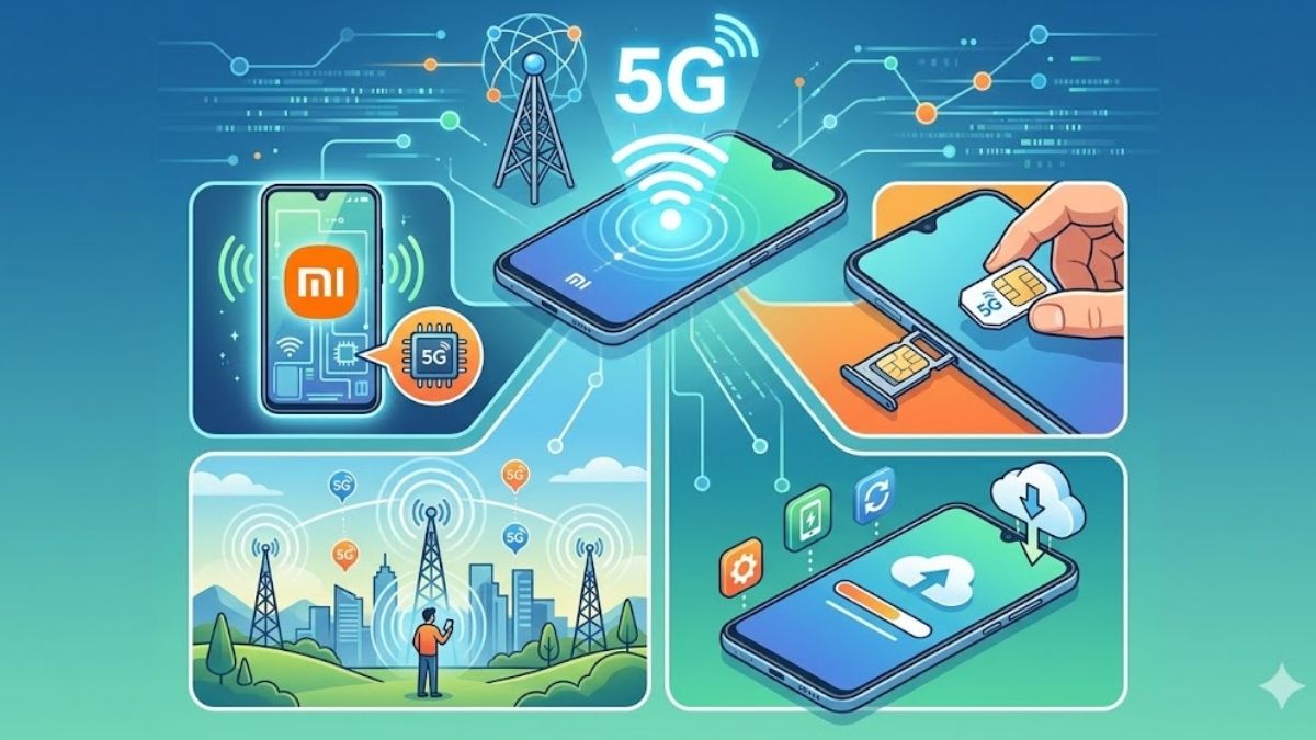 Thiết bị hỗ trợ bắt 5G là điều kiện cần để bật được mạng trên điện thoại Xiaomi