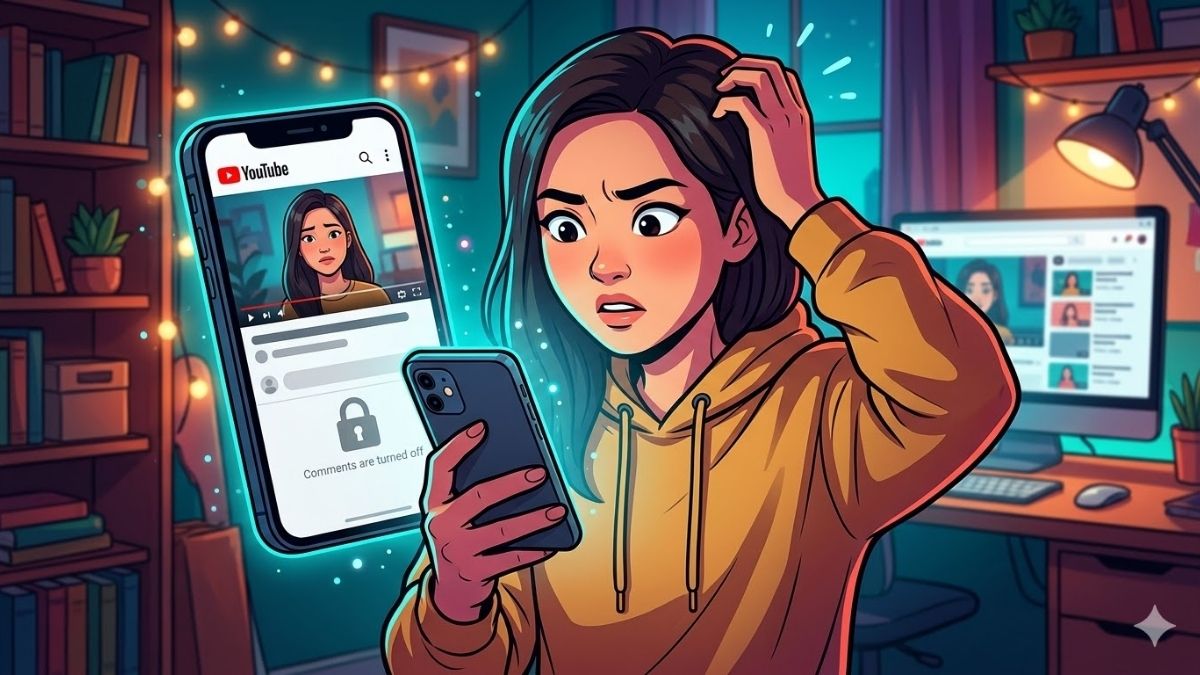 Một số lý do không thể mở bình luận Youtube