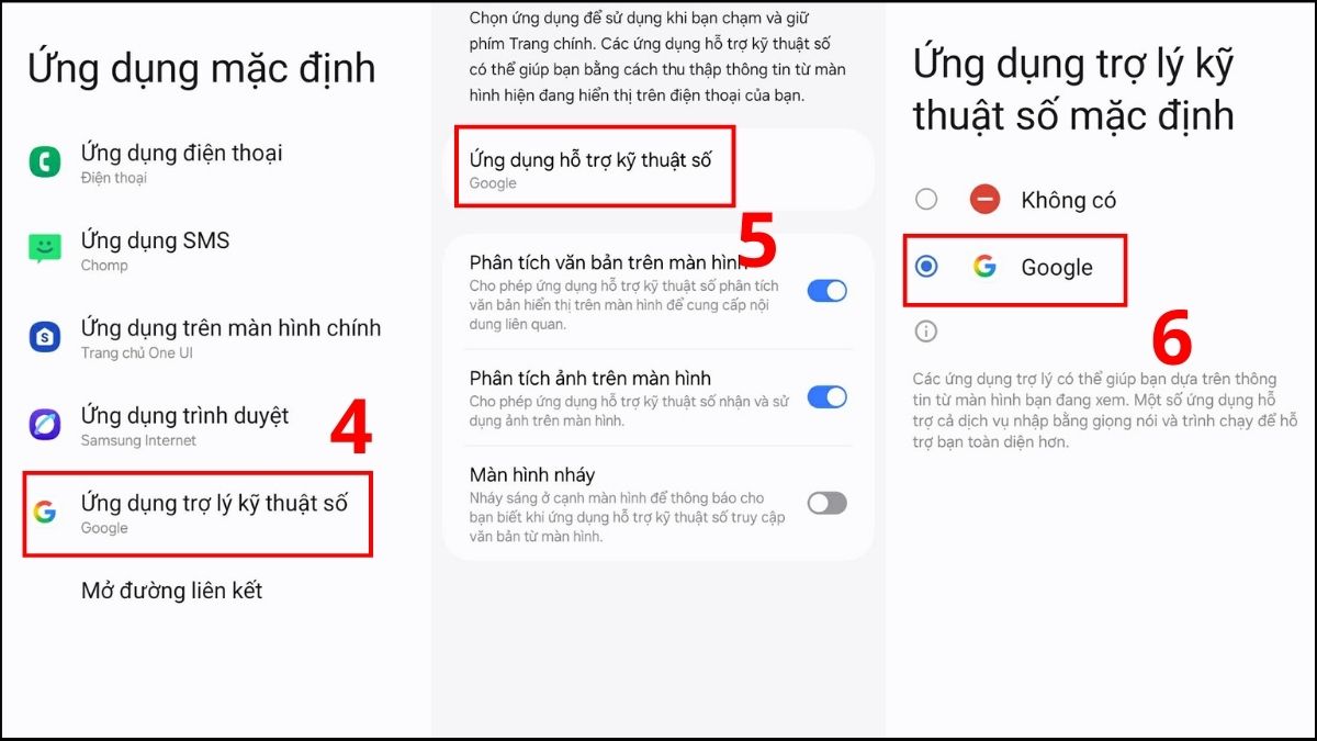 Đặt Google làm ứng dụng mặc định trên điện thoại