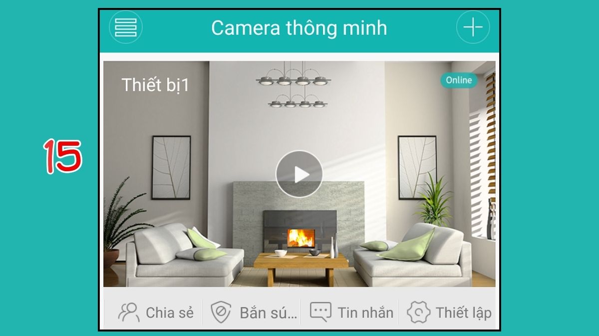 Hoàn tất quá trình cài đặt, kết nối camera trên ứng dụng ICSee
