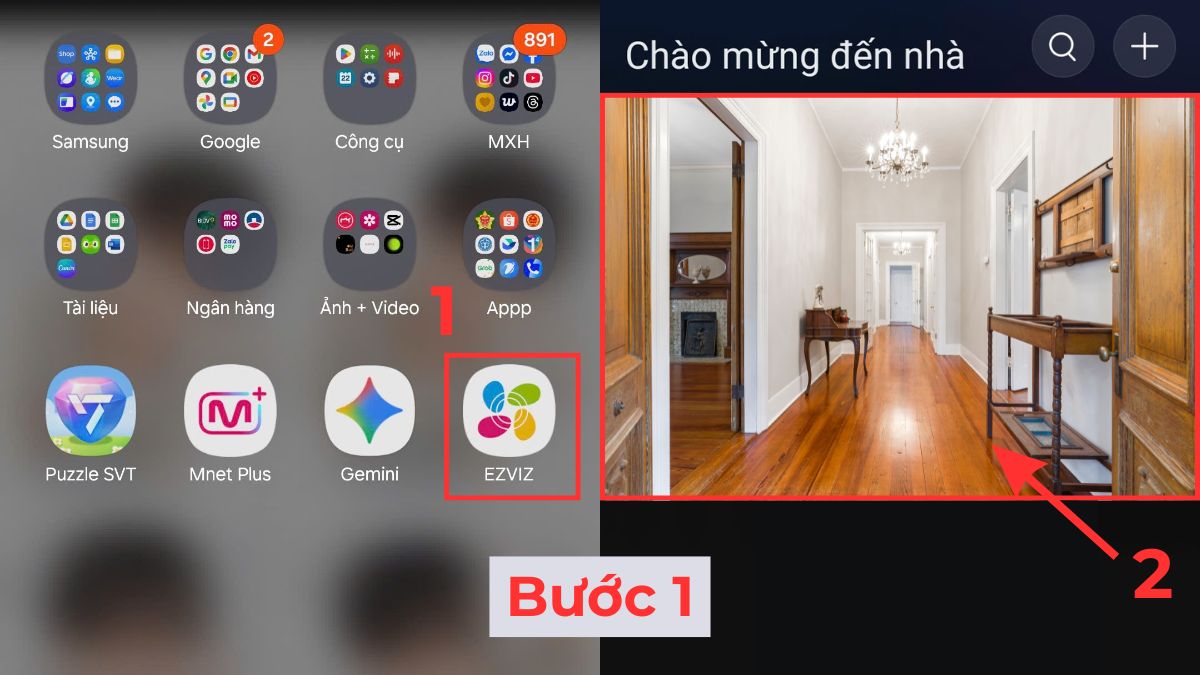 Cách để thiết lập chuyển động trong ứng dụng camera Ezviz C6N