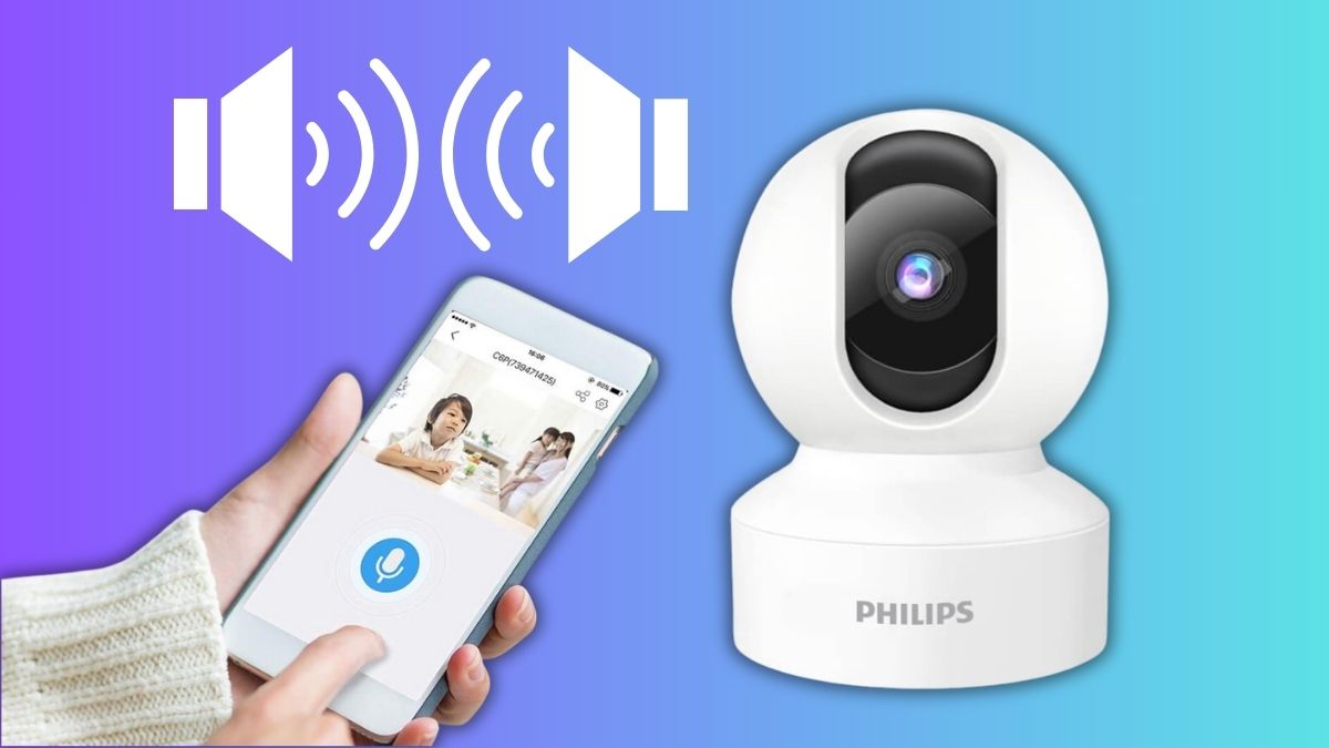Thiết lập âm thanh và đàm thoại camera Philips