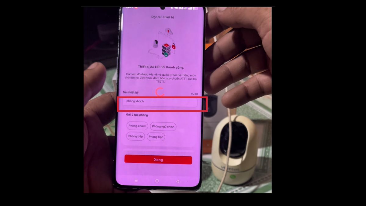 Thiết lập tên camera trên ứng dụng Viettel Home