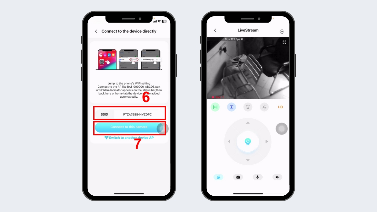 Kết nối camera với YsxLite