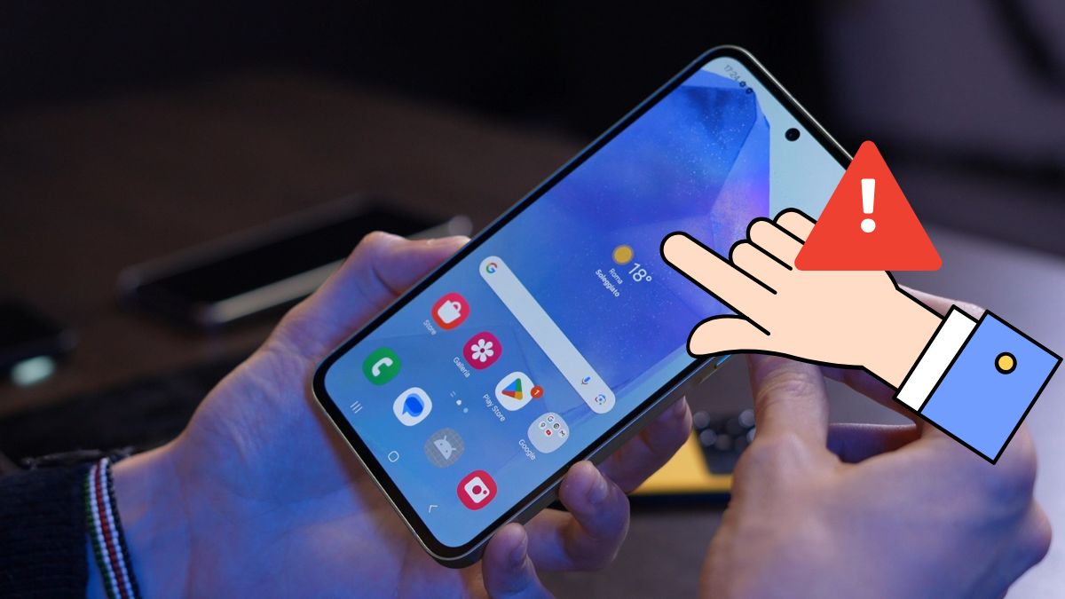 Lỗi khi áp dụng cách chạm 2 lần mở màn hình Samsung