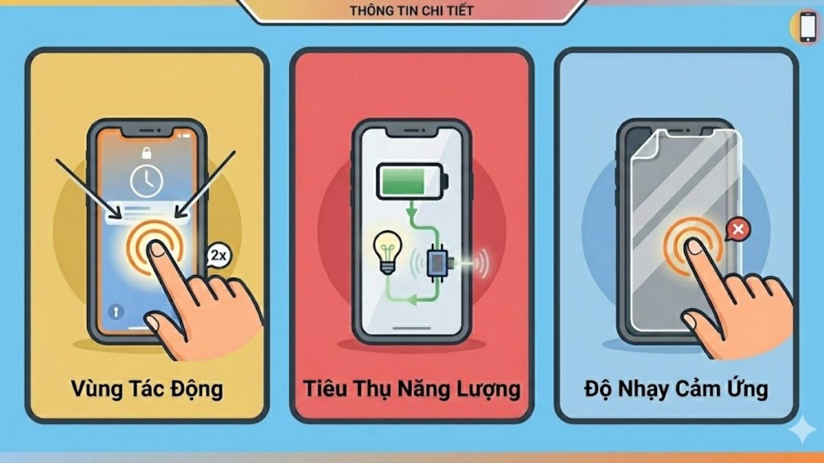Lưu ý khi thiết lập tính năng