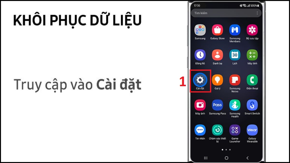 Cách lấy lại dữ liệu sau khi khôi phục cài đặt gốc