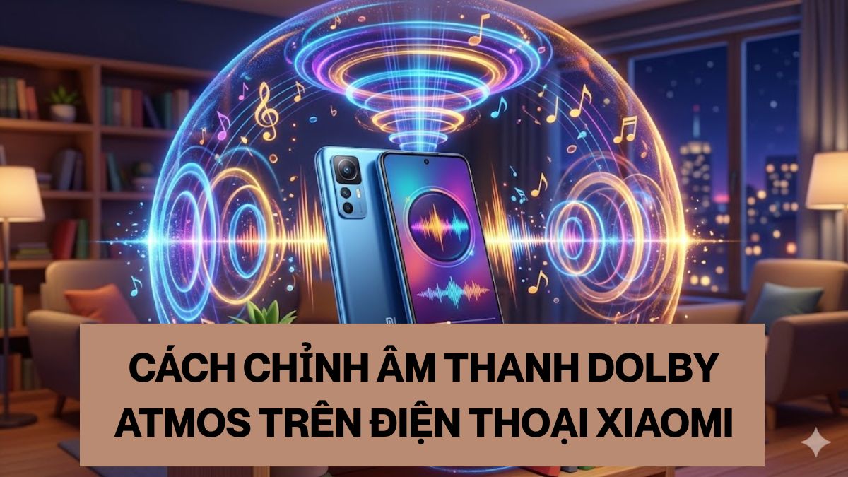Cách chỉnh âm thanh Dolby Atmos trên điện thoại Xiaomi
