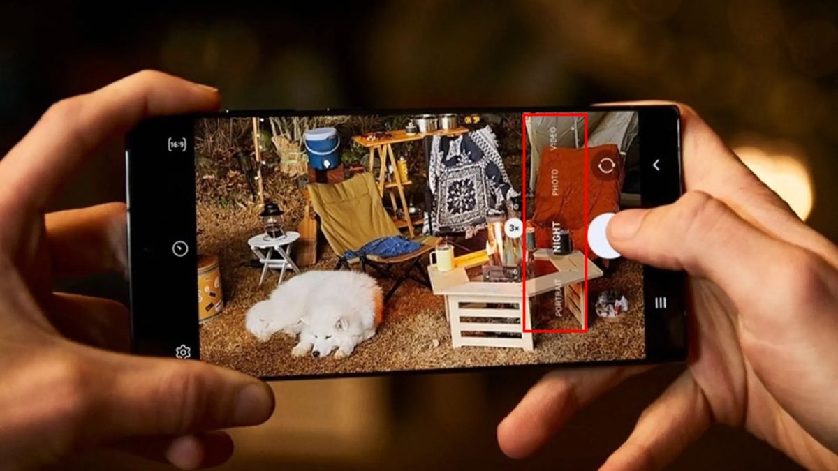 Thay đổi chế độ chụp linh hoạt trên camera Samsung