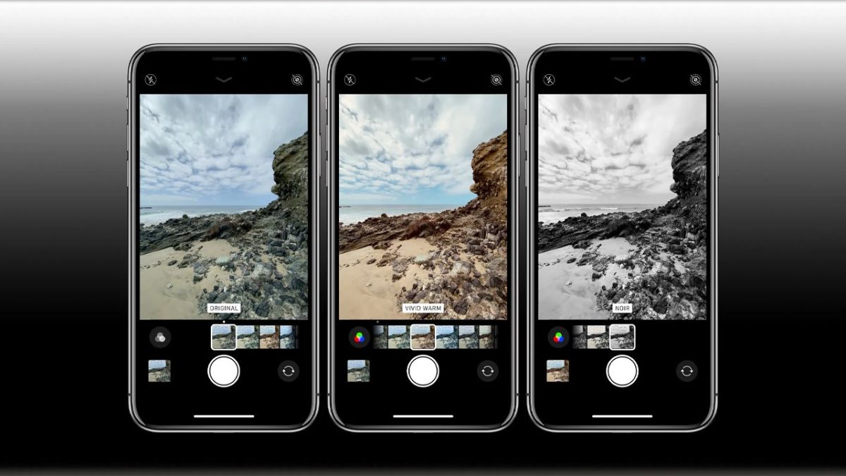 Sử dụng bộ lọc trong chế độ chụp ảnh iPhone 12 Pro Max
