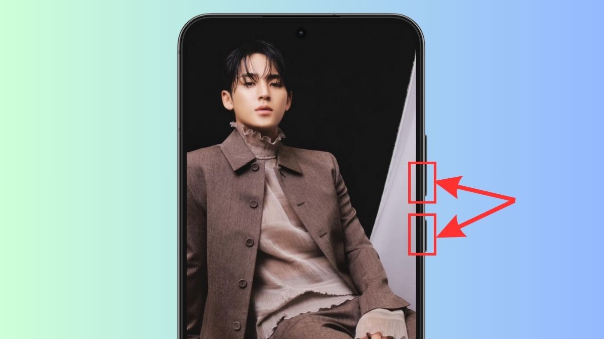 Chụp màn hình Samsung Galaxy A35 bằng tổ hợp phím cứng