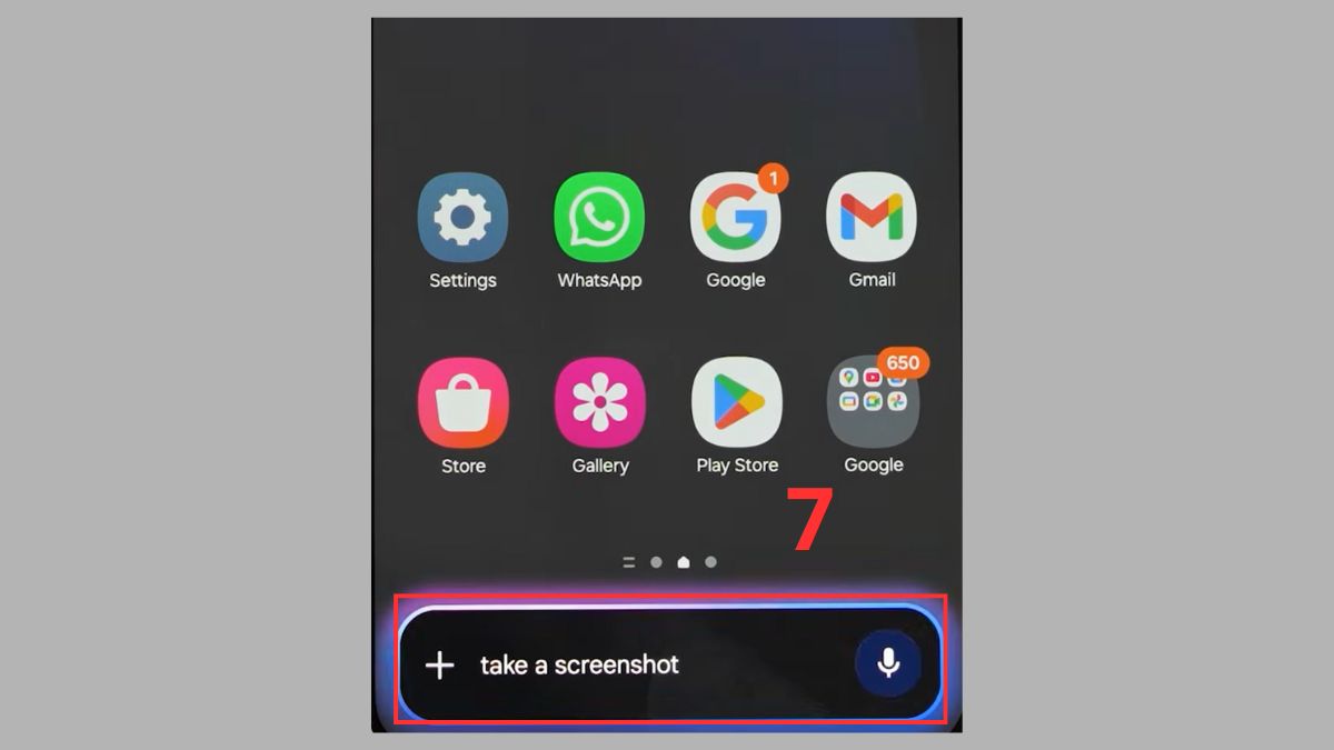 Bắt đầu sử dụng câu lệnh Take a screenshot để chụp màn hình