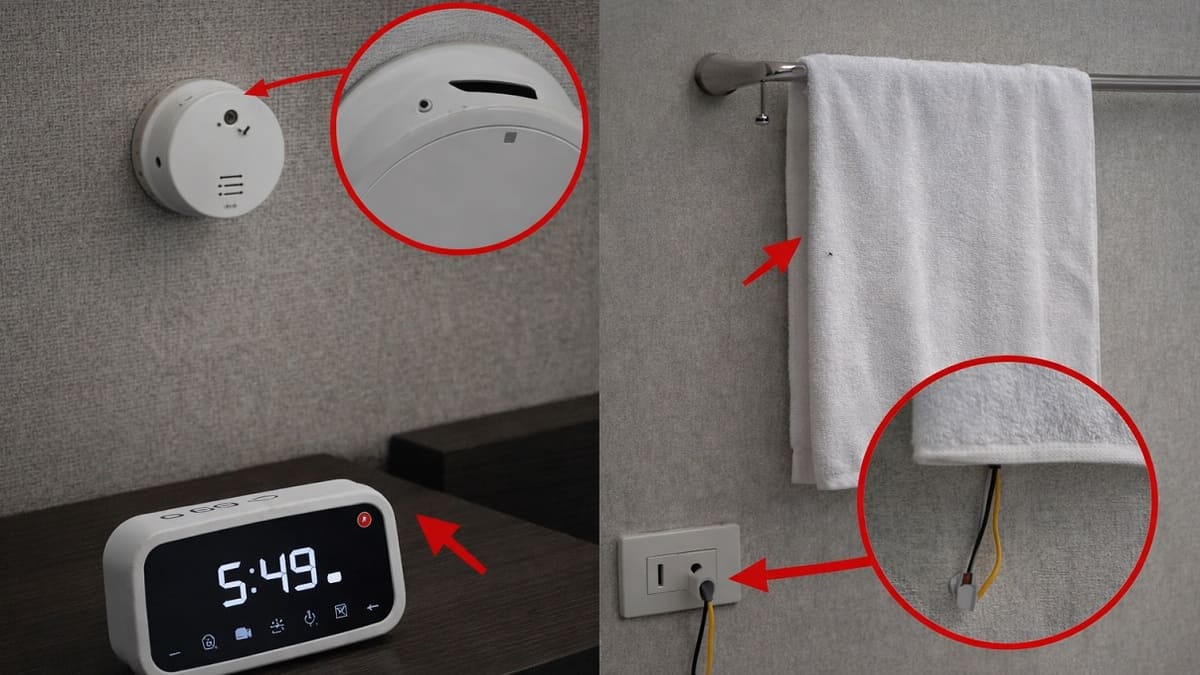 Tìm camera ẩn bằng cách quan sát điểm bất thường