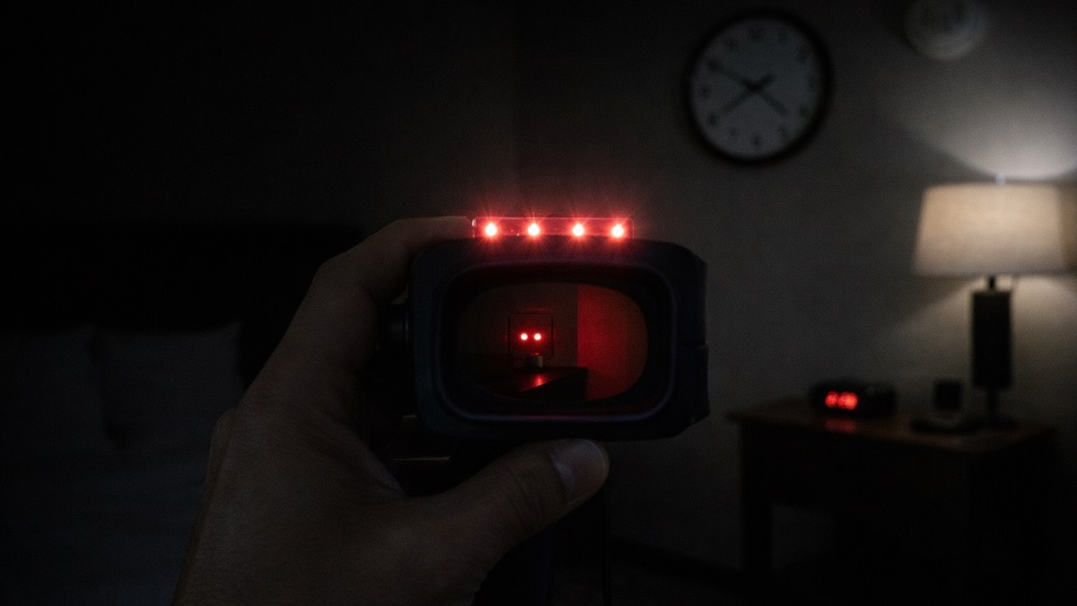 Dò soi camera giấu kín bằng đèn hồng ngoại