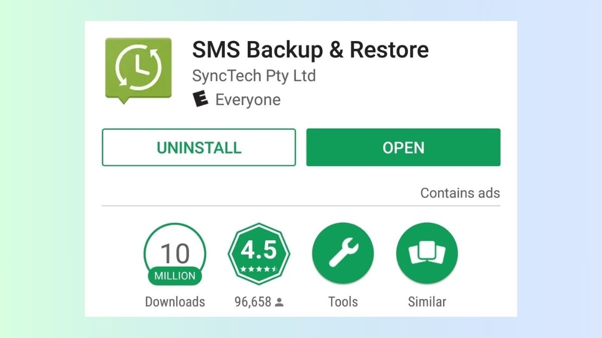 Sử dụng ứng dụng thứ ba như Google Backip hoặc Samsung Smart Switch để sao lưu tin nhắn từ điện thoại Android cũ sang mới