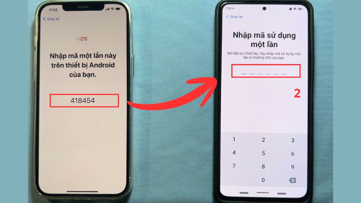 Nhập mã sử dụng