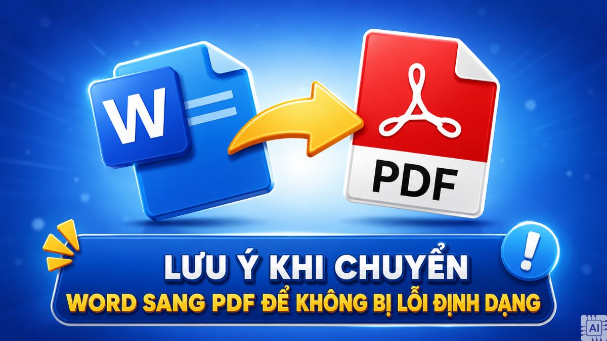 Chú ý khi chuyển file Word sang PDF trên điện thoại