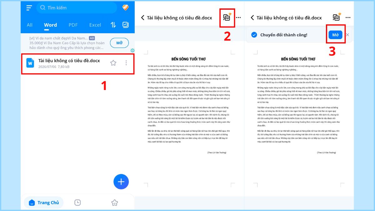 Hướng dẫn chuyển đổi file trên điện thoại Android đơn giản