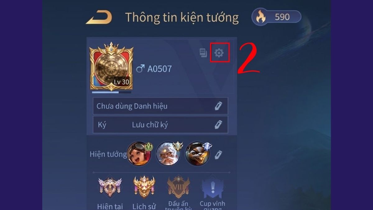 Truy cập vào mục cài đặt và kiểm tra liên kết