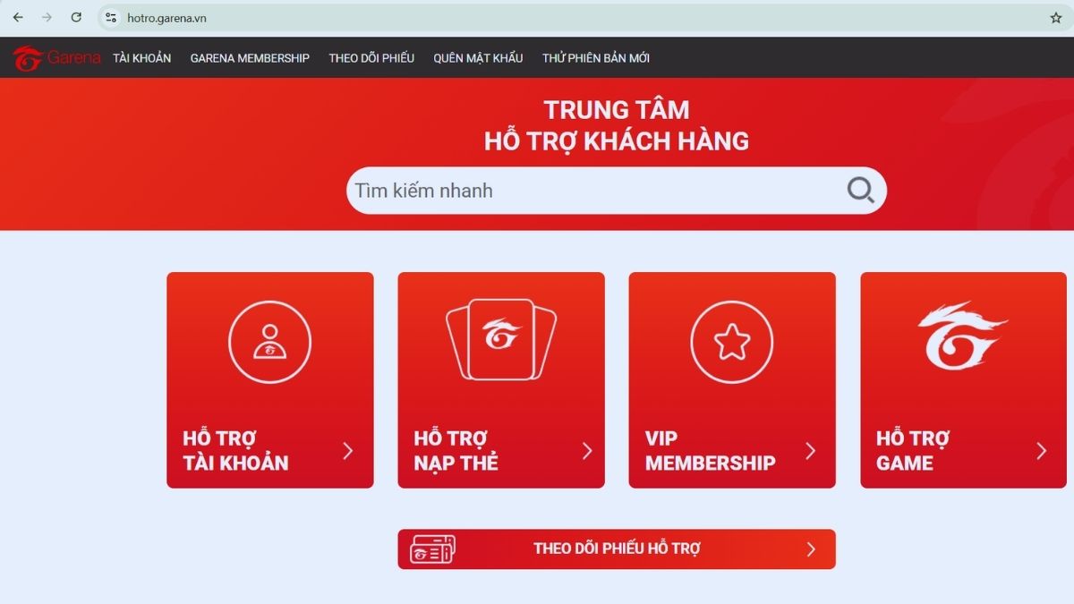 Liên hệ bộ phận chăm sóc khách hàng