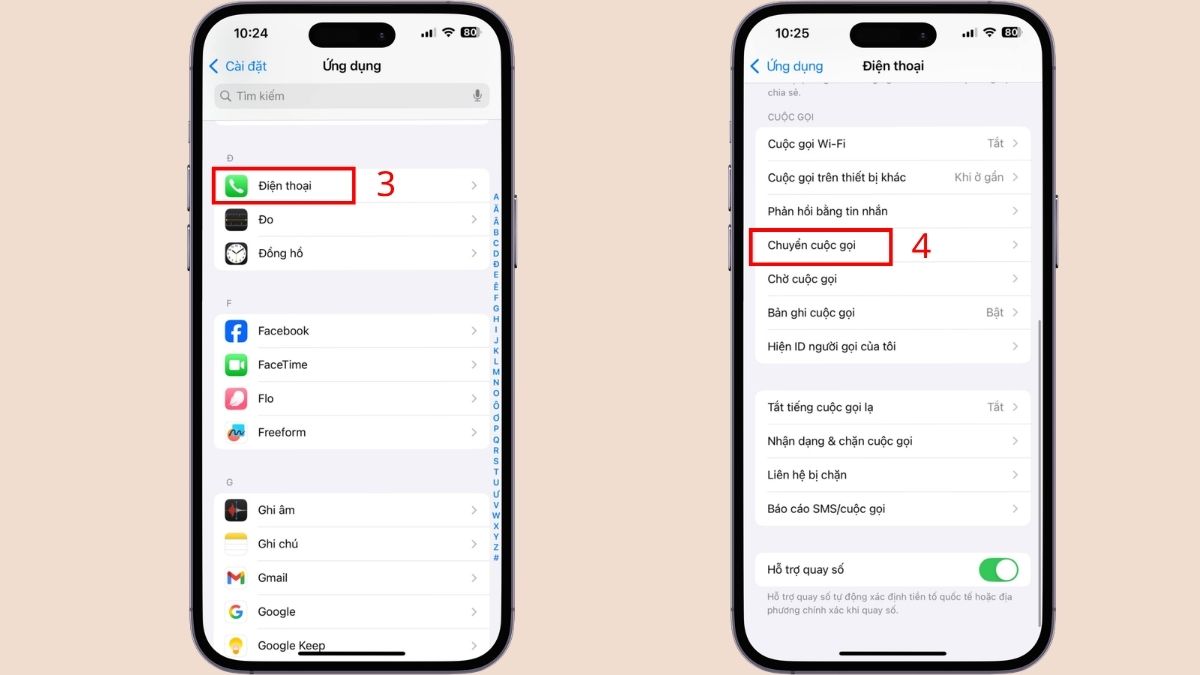 Cách chuyển tiếp cuộc gọi trên iPhone dễ dàng