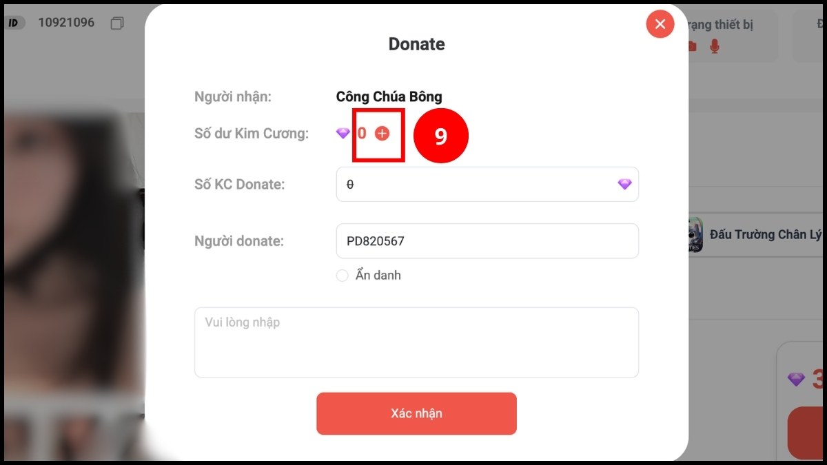 Ấn dấu (+) màu cam