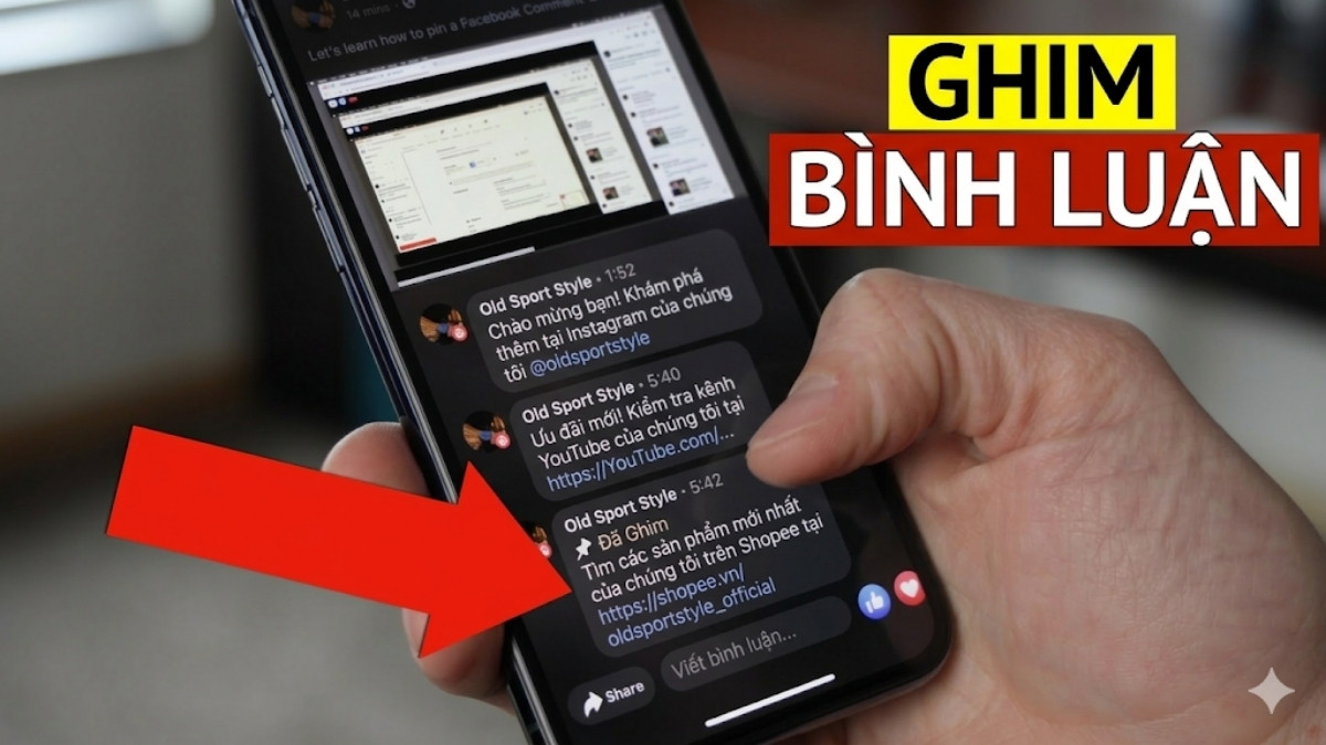 Ghim link sản phẩm trực tiếp khi Livestream giúp chốt đơn nhanh