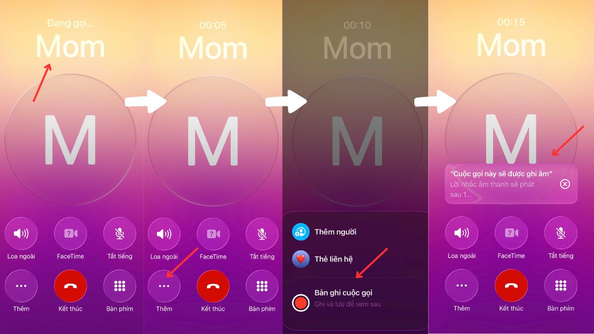 Cách ghi âm cuộc gọi trên iPhone 14