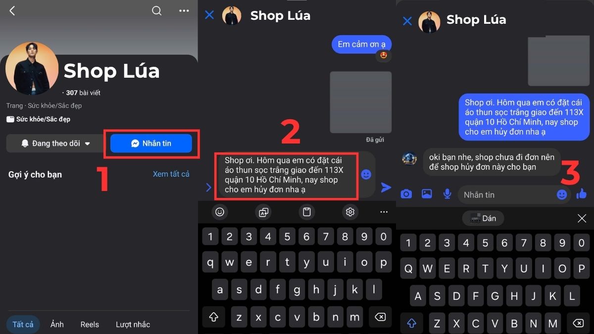 Cách hủy đơn hàng nhanh chóng