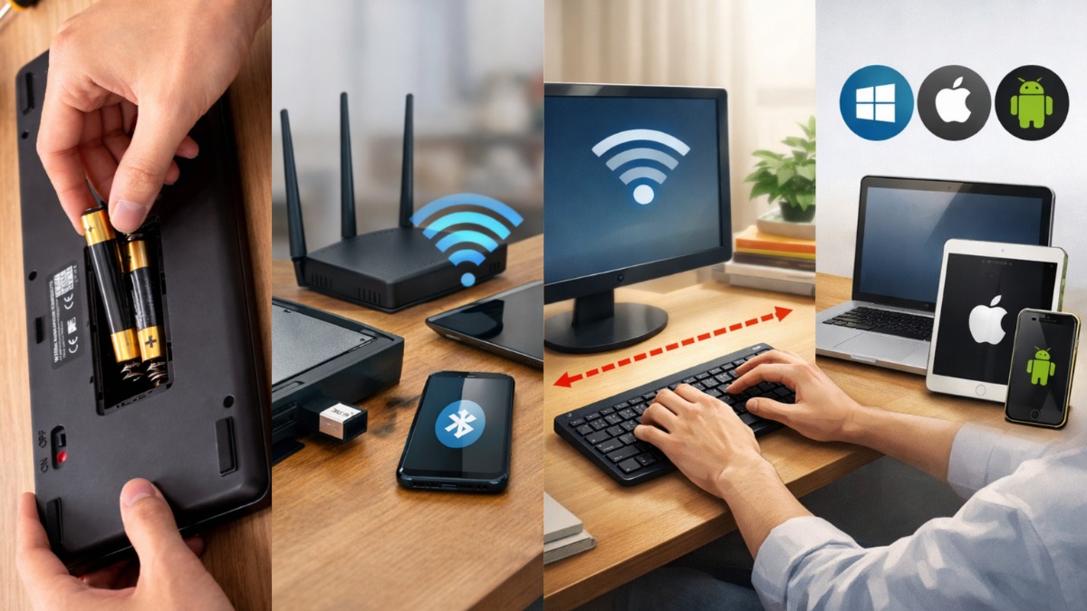 Điều cần biết khi dùng bàn phím Bluetooth