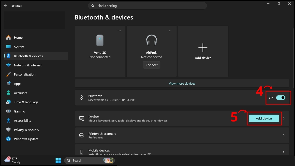 Ghép nối thiết bị