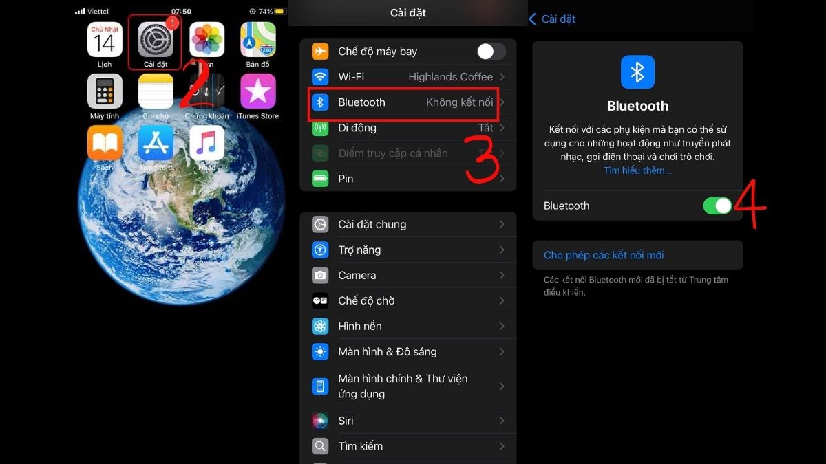 Cách kết nối tai nghe Bose với iPhone