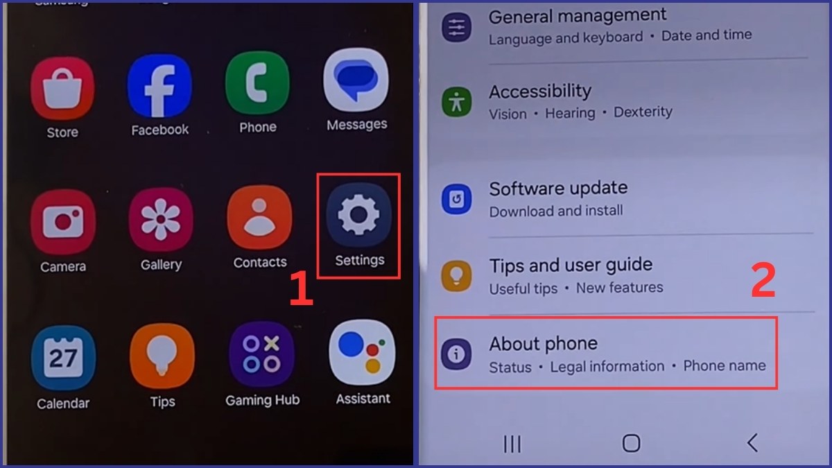 Check điện thoại chính hãng qua phần Giới thiệu