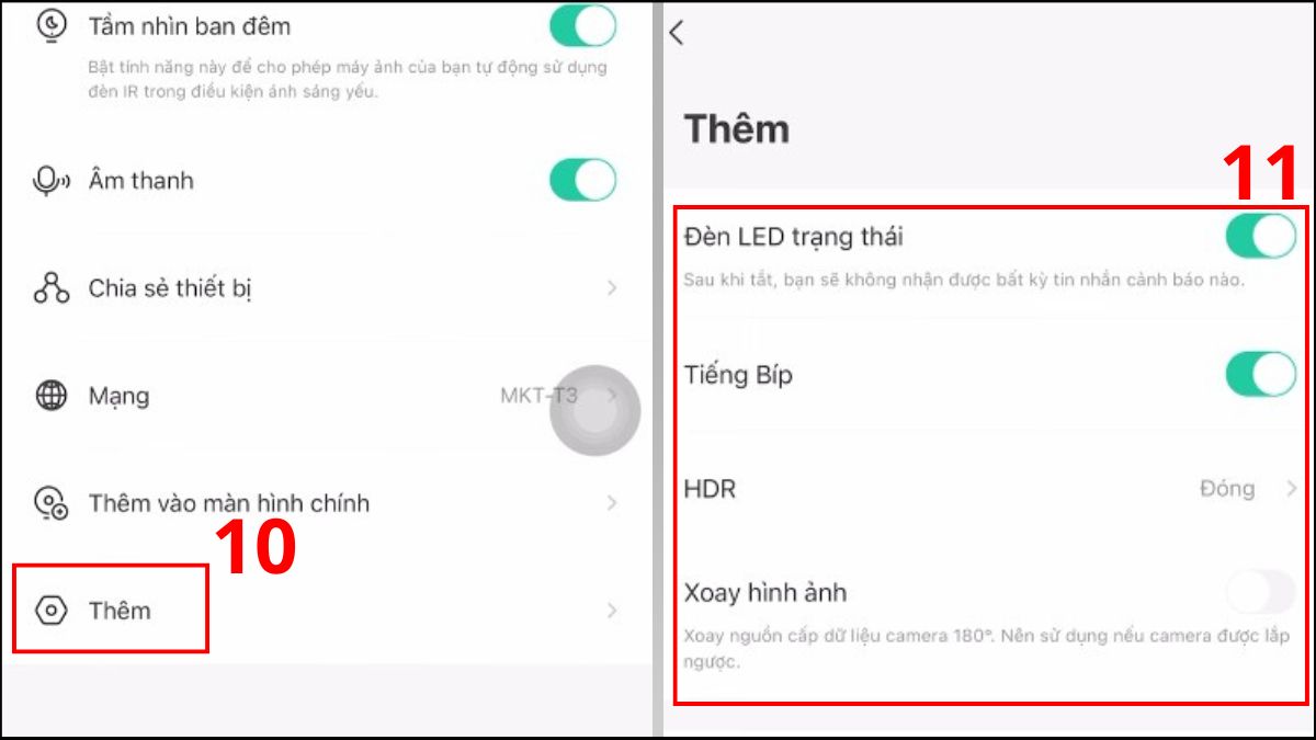 Một số tính năng khác trên IMOU Life