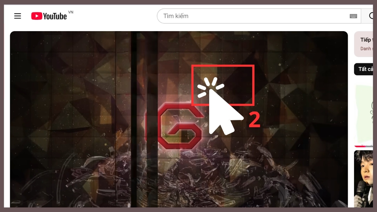 Nhấn chuột phải vào video