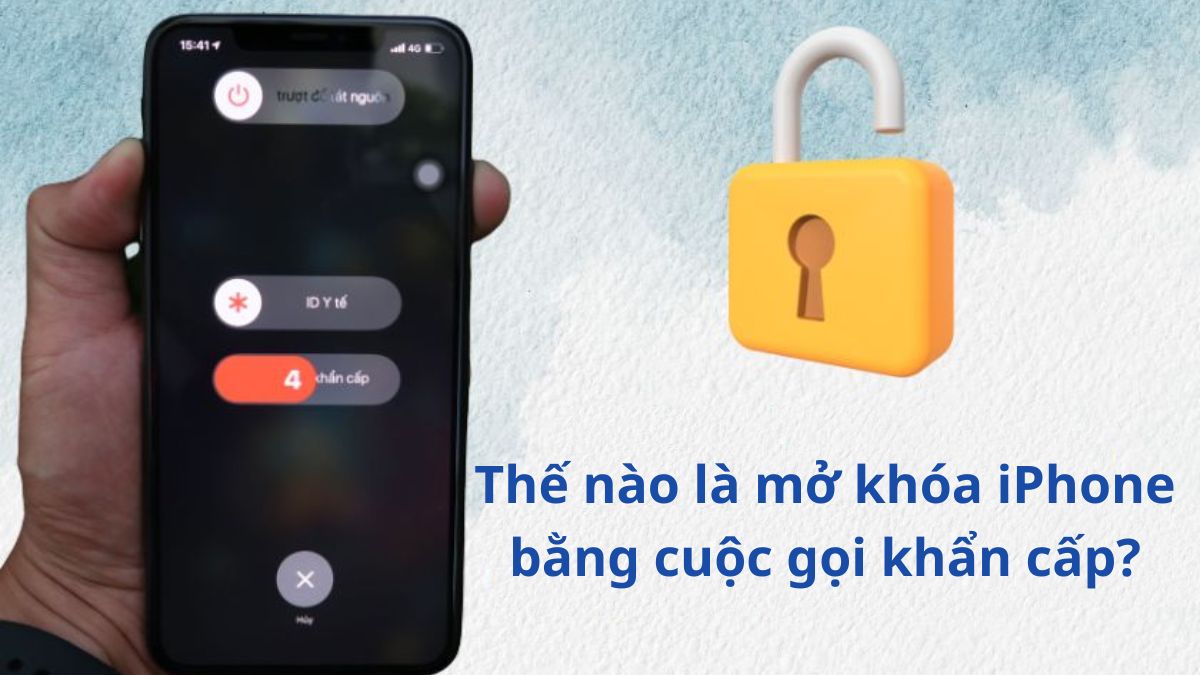 Mở khóa iPhone bằng cuộc gọi khẩn cấp trong tình huống cấp thiết