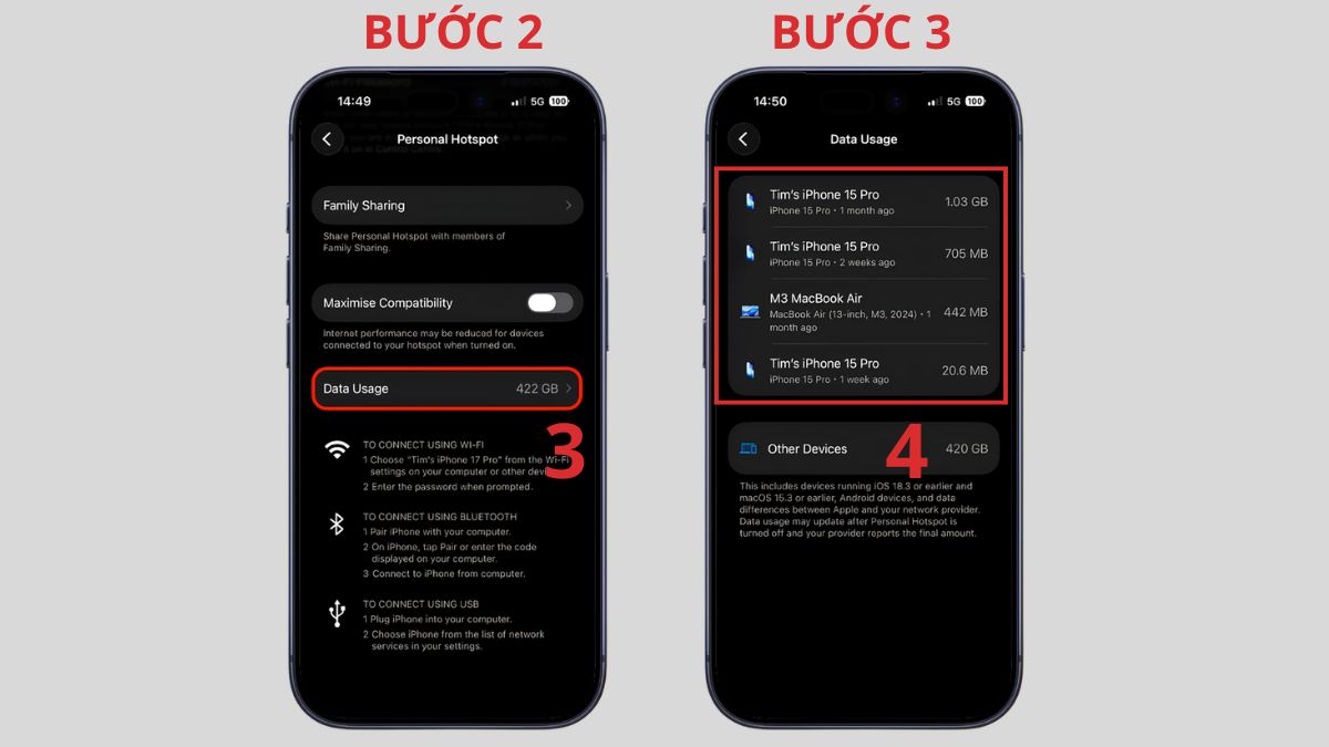 Kiểm tra tài khoản đang kết nối WiFi trên iPhone