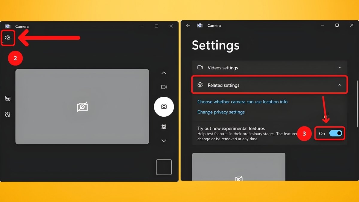 Vào phần Settings và Bật Dùng thử các tính năng thử nghiệm mới