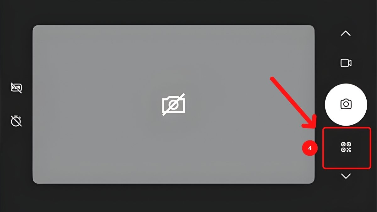 Khởi động lại ứng dụng và chọn Barcode Mode