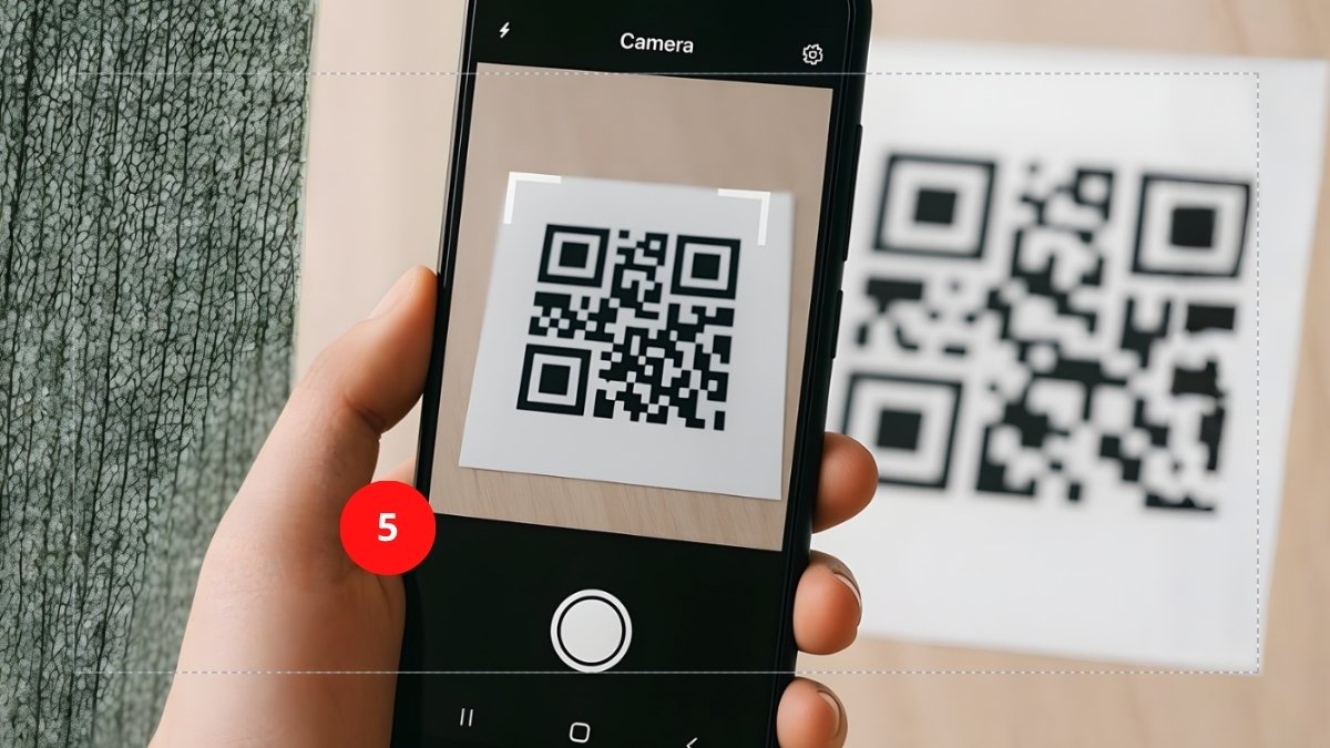 Scan mã QR bằng camera điện thoại