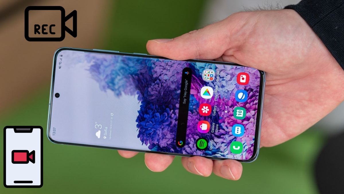 Giải phóng bộ nhớ trước khi quay màn hình điện thoại Samsung