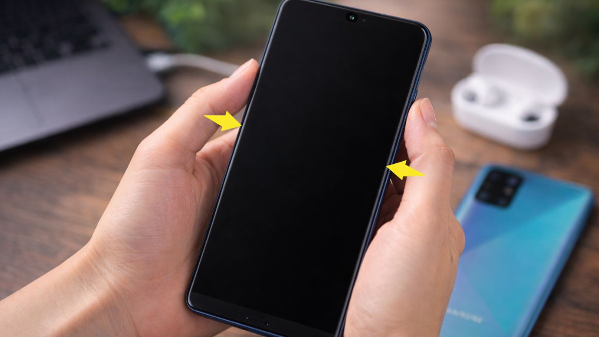 Khởi động lại Samsung A51 bằng phím cứng