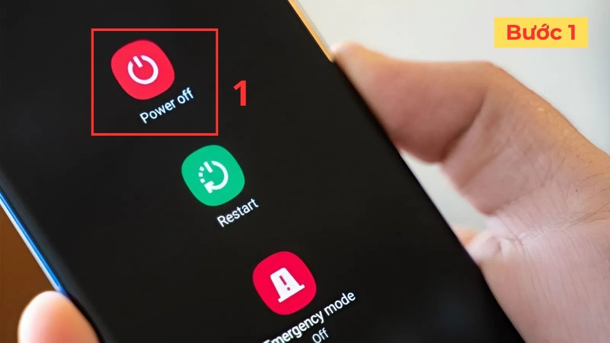 Tắt nguồn Samsung Galaxy A51