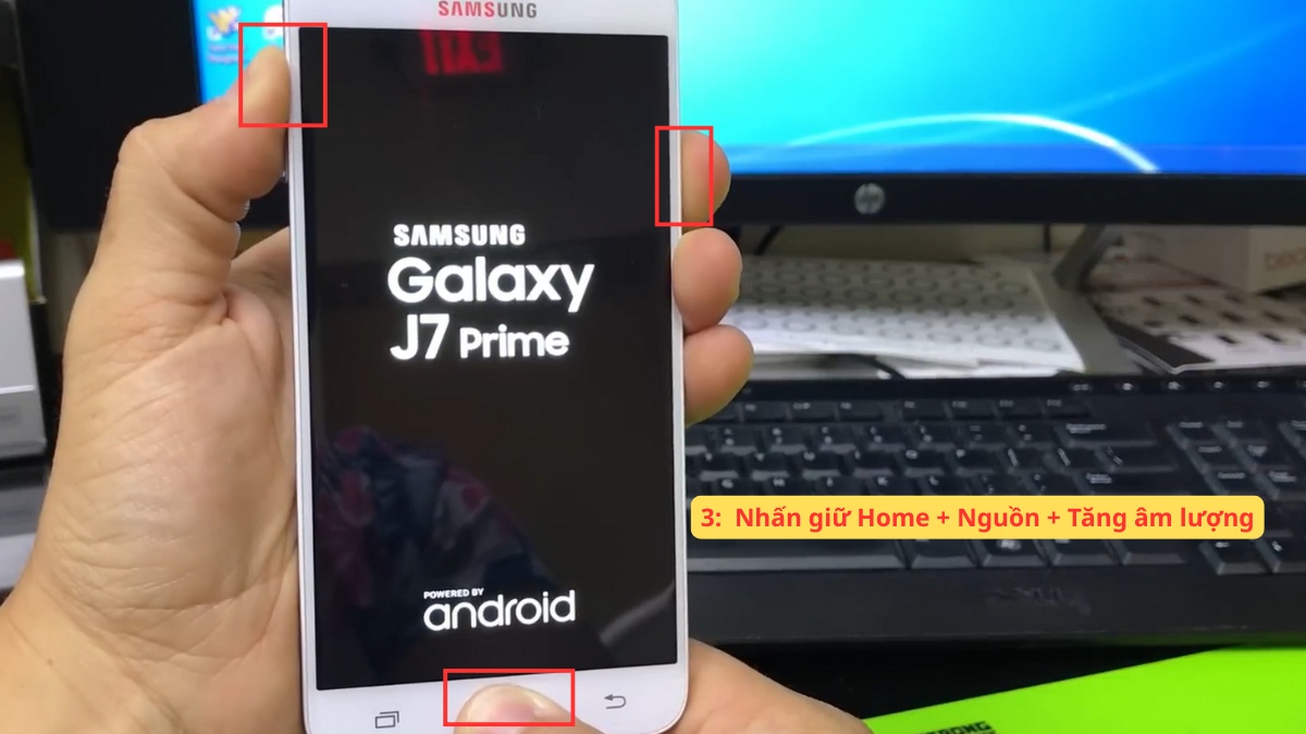 Khởi động lại máy