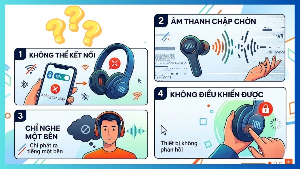 Những dấu hiệu nên reset tai nghe JBL Bluetooth