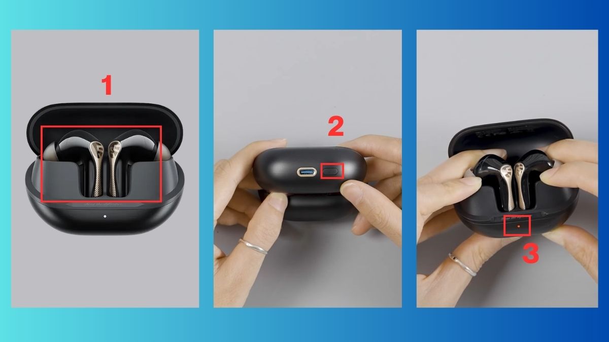 Thao tác reset tai nghe True Wireless